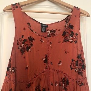 Floral Peasant Lace Top